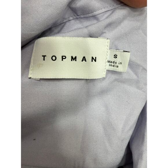 TOPMAN men’s button down Shirt Size S NEW # H765 - Picture 6 of 7